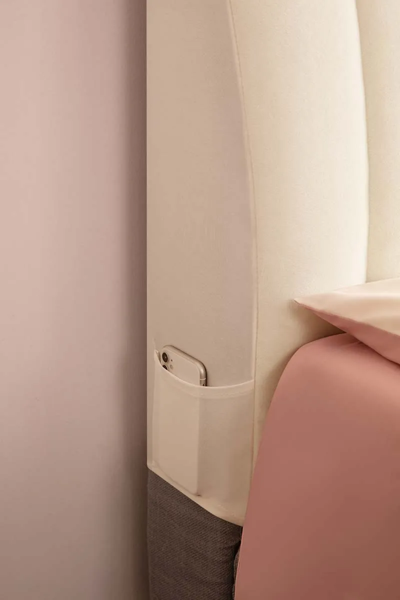Hochwertiger, kurzer, gesteppter Kopfteilbezug aus Plüsch, luxuriöser, weicher, dicker Samt-Bettkopfbezug, All-Inclusive-Nachttischschutzbezug – Detail 7