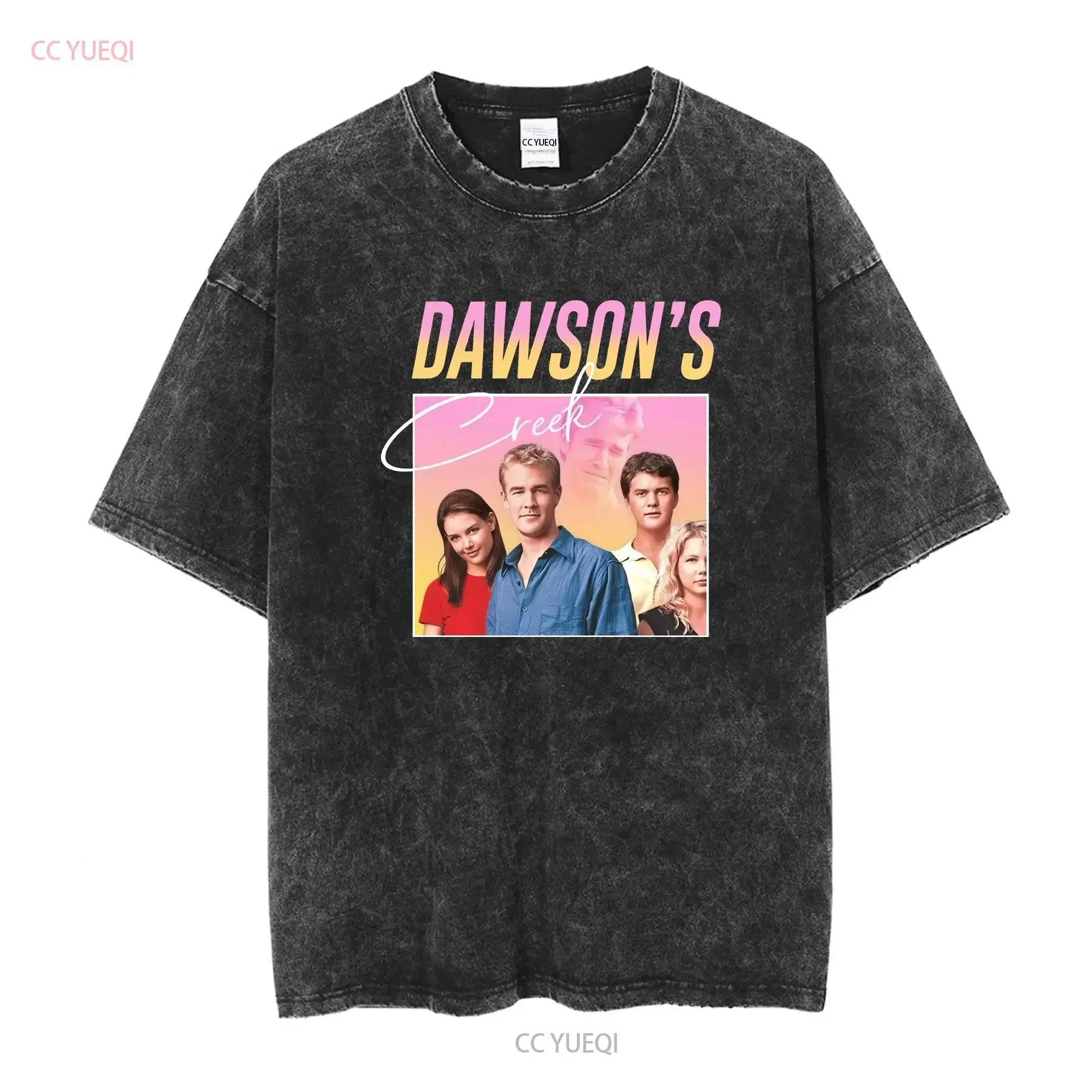 Dawsons Creek Vintage T Shirt vintage Washed Slightly Unisex Soft streetwear Top For Everyday Wear designer clothes Casual