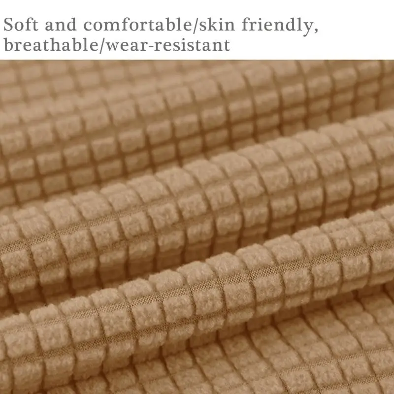 H8WB Stretchy Chair Cushions Cover Resilients Polyester Spandex Blend Fit Many Chair Types Easy to Wash for Home and