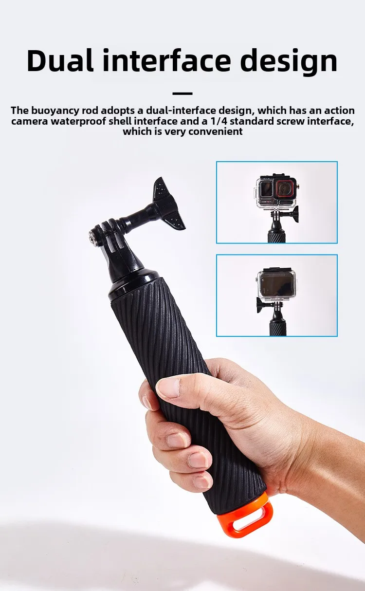 Portátil flexível câmera esportiva monopé suporte do telefone móvel mini selfie vara tripé à prova dwaterproof água para gopro dji instan 360 universal