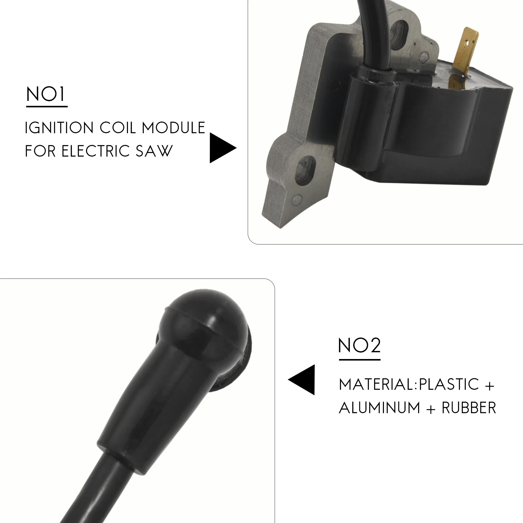 Ignition Module Ignition Coil 530039198 for Poulan Craftsman Chain Saw Accessories