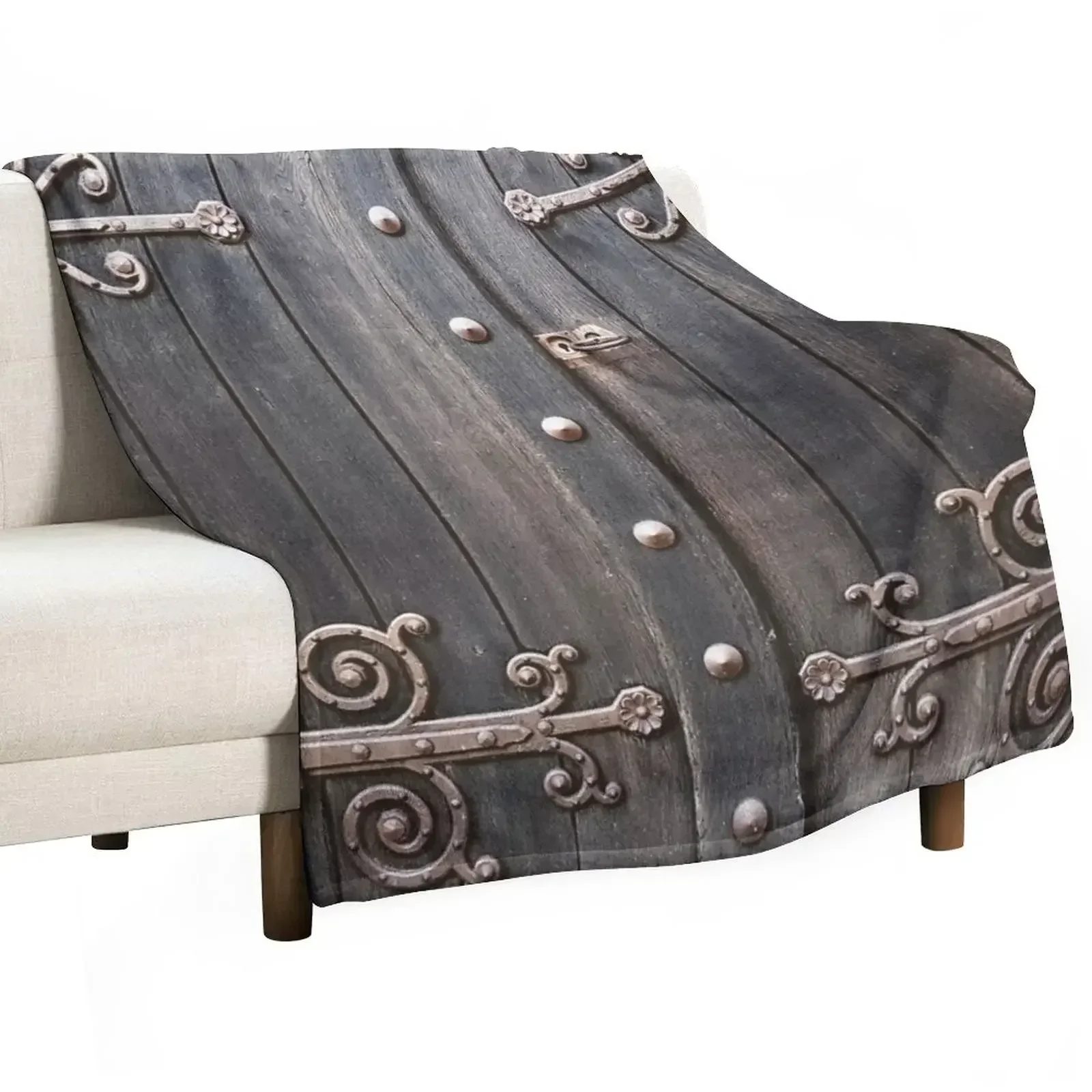 

victorian steampunk antique renaissance castle old door Throw Blanket Travel Luxury Throw sofa bed Designers Blankets