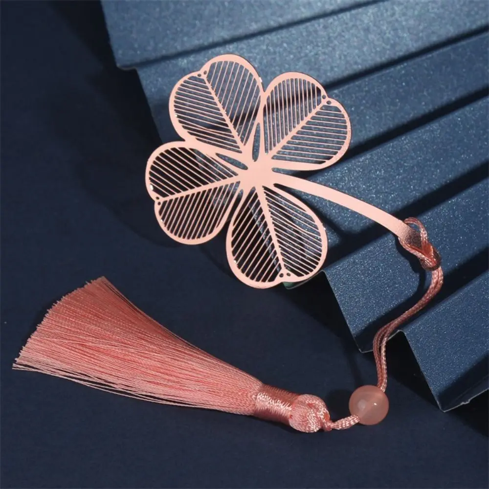 Marker Book Lovers Student Stationery Book Page Marker Hollowed Leaf Flower Bookmark Book Paginator Metal Reading Bookmark