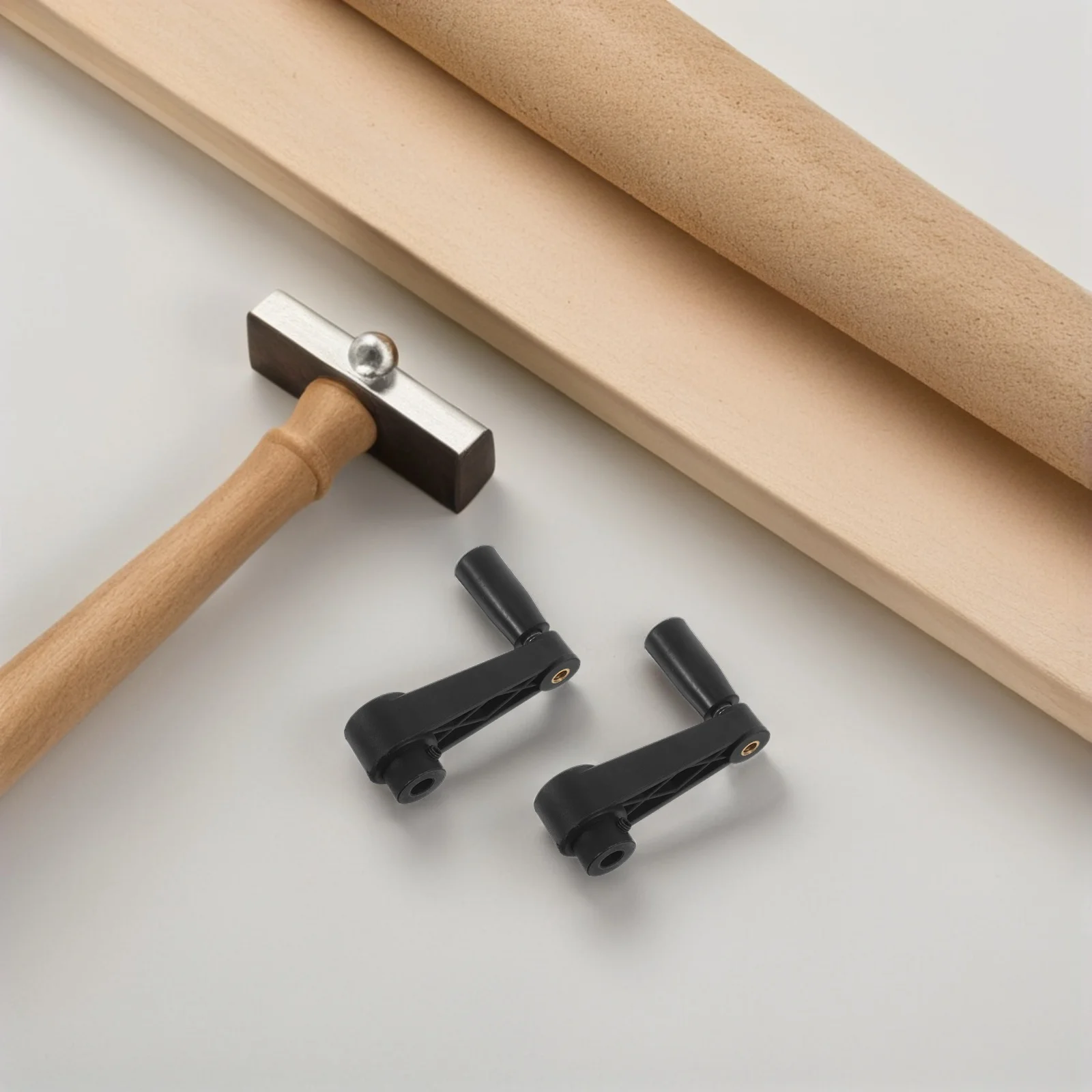 

2pcs Manual Generator Crank Handle 8Mm Round Hole Replacement For Hand Operated Power Generator Outdoor Emergency Use Trailer