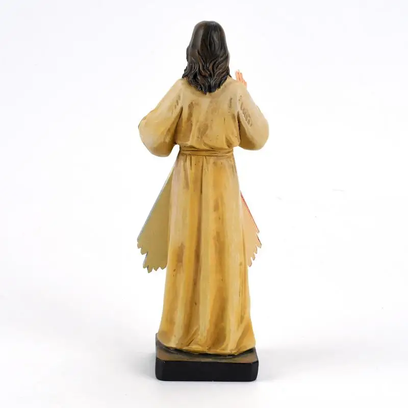1 Pc 19.5cm Divine Mercy Jesus Statue Catholic Home Decoration Resin Prayer Ornament Religious Gift