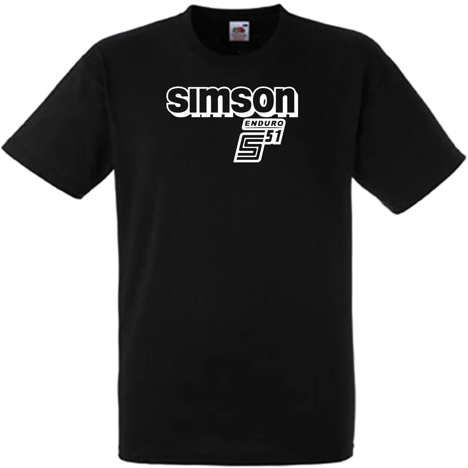 Simson Enduro Schriftzug Logo S51 Moped DDR S 51 IFA T Shirt 5XL vintage Washed Stylish Stretched Soft Slightly streetwear