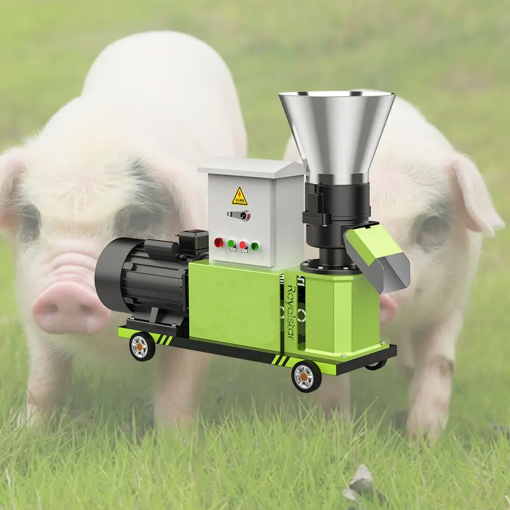 NAIS230 Hot Sale Pelletizer Feed Processing Making Mini Animal Feed Pellet Machine Feed Pellet Machine 300-400 Kg/h