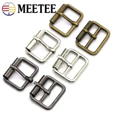 Hebillas de Metal para cinturón, hebilla de anillo tri-dorada de 20-50mm, correas para bolsos, ajuste rectangular, cierre de rodillo para zapatos, accesorios de costura DIY, 10 piezas