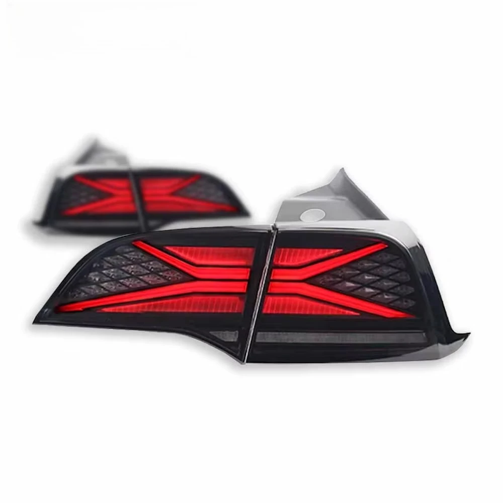 

XDS Best Selling 2 PCS Car LED Lights Tail Light Assembly For Model 3 / Y 2019-2022 Rear Lamp Auto Accessories Sequential