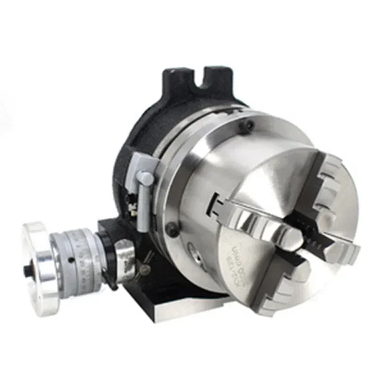 4/6 inche Three-jaw Chuck Milling Machine Indexing Head Rotary Table Universal Indexing Plate Rotating Vertical Horizontal