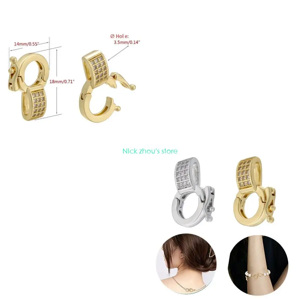 

E15E складные застежки, укорачиватель, усилитель, сменная застежка, металлическая подвесная застежка, соединители для ювелирных