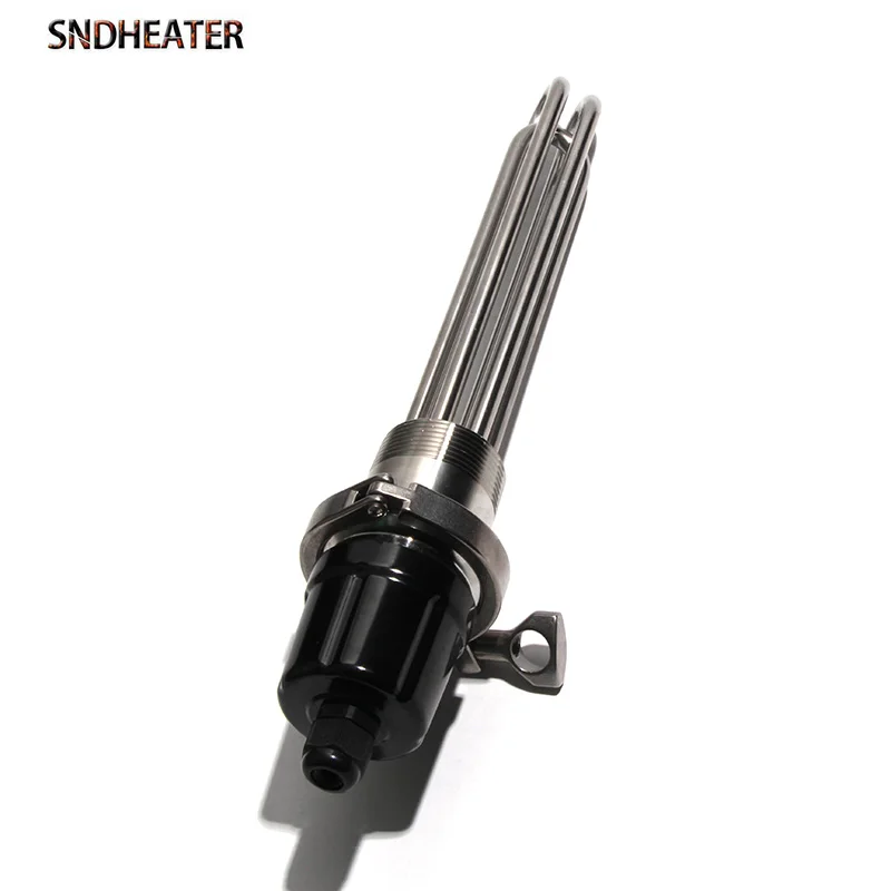 SNDHEATER Brewing องค์ประกอบความร้อน 2 "(OD63mm) Tri CLAMP 220 V/380 V 3/4.5/6/9/12KW SUS304 เครื่องทําน้ําอุ่นแช่พร้อมอุปกรณ์เสริม