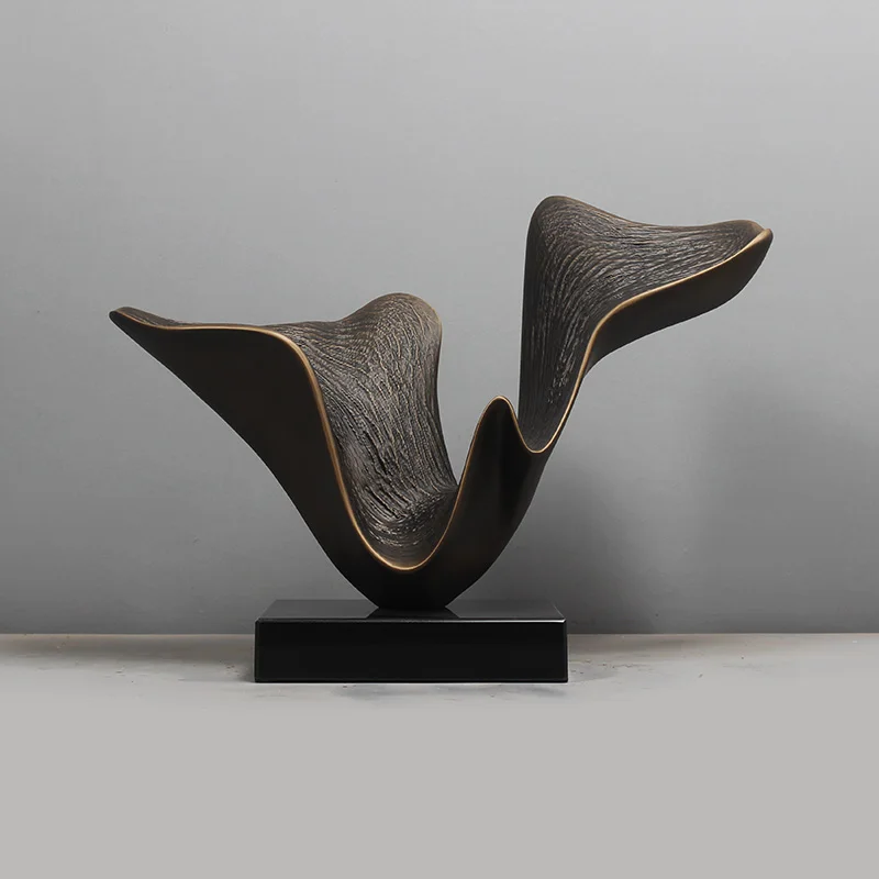 

Sculpture ornament creative modern abstract art soft decoration FRP home furnishing sales office living room decoration