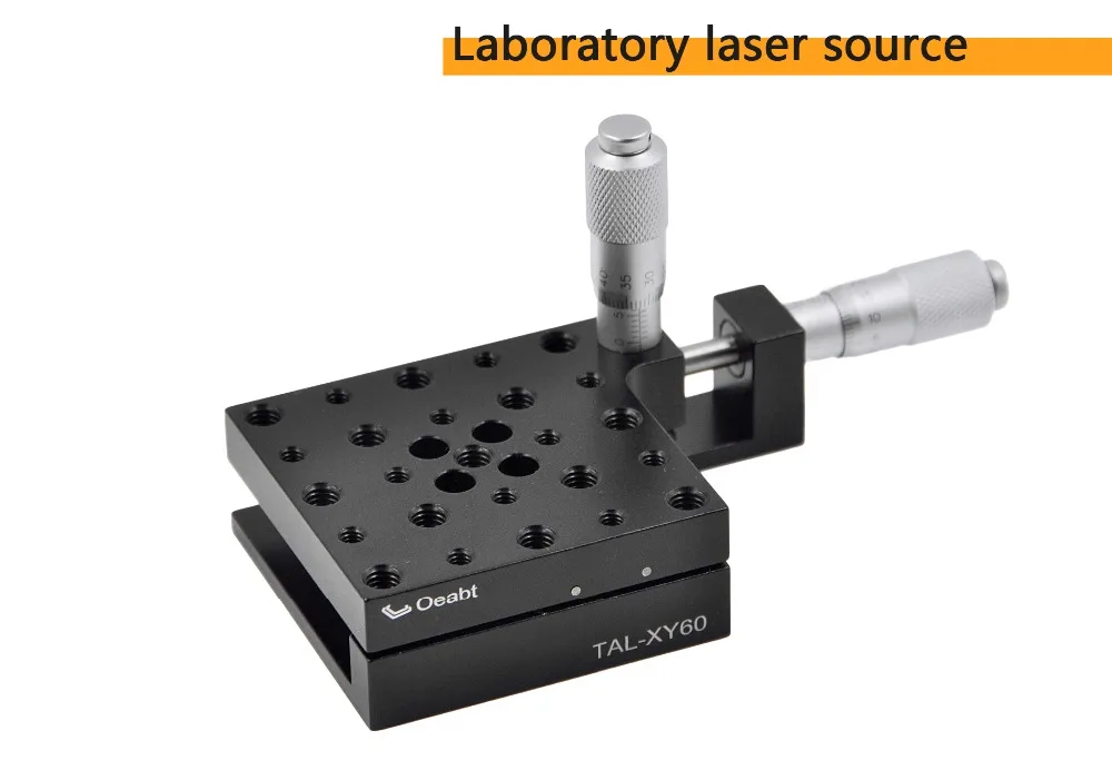 TAL-XY60 Manual tilt stage Manual XY Two Axis Tilt Rotary Stage Pitch Deflection Platform Optical Experiment Precision Tuning