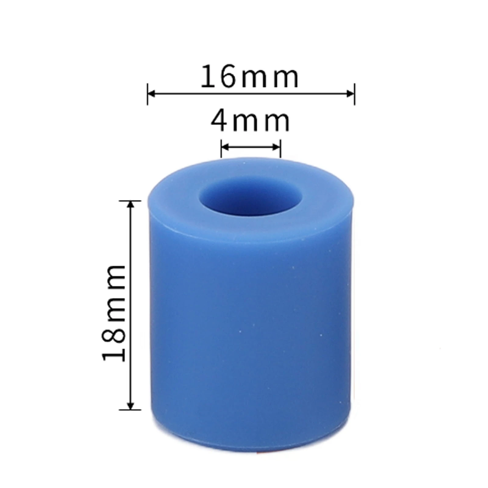 4PCS Hot Bed Leveling Columns Silicone Solid Spacer Heat Resisting Buffer Mounts for CR10 CR10S CRX 3D Printers