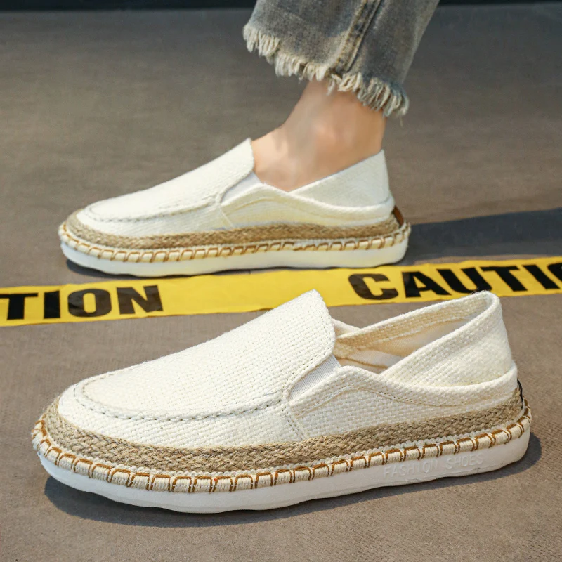 Hot Sale Summer Shoes for Men Half Shoes Comfortable Flat Casual Shoes Mens Loafers Slip-On Fisherman Shoes Men mocasines hombre