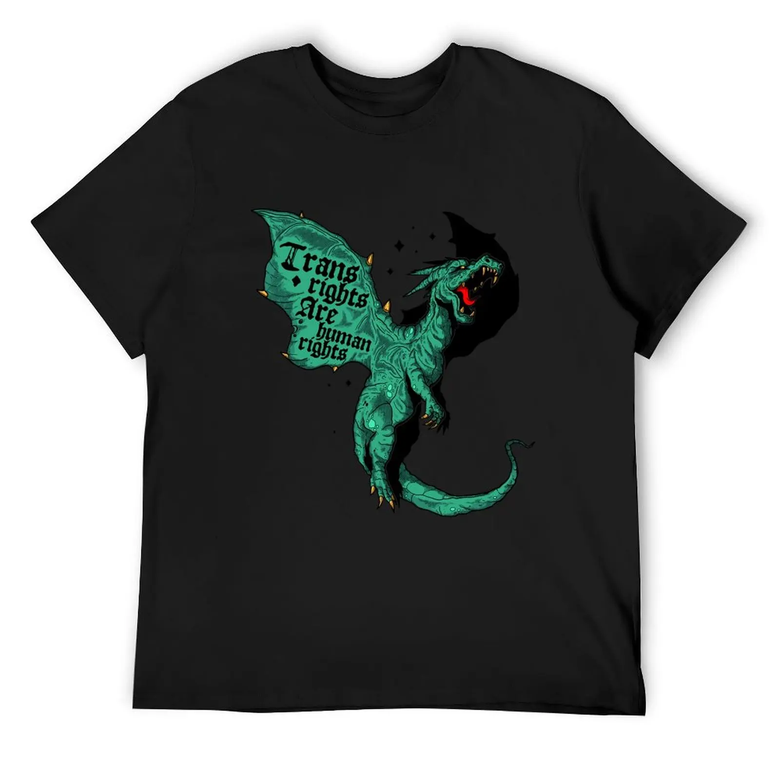

On Wings of Pride, Dragon (colored version) T-Shirt T-shirts man basketball graphic tees custom t shirt mens clothes