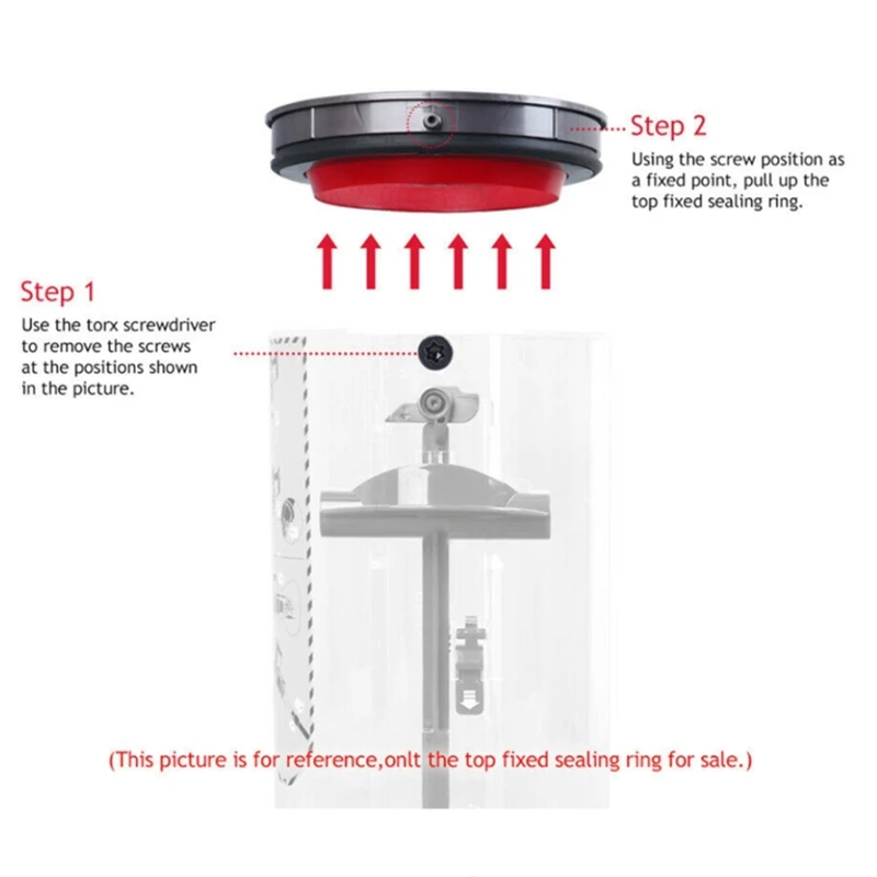 Акция! Топовое фиксированное уплотнительное кольцо для пылесоса Dyson V11/SV14/SV15, сверху фиксированное уплотнительное кольцо с отверткой