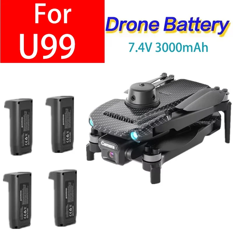 

Аксессуары для аккумуляторов дрона U99 7,4 В 3000 мАч/лопасть пропеллера/оригинальные запасные части для дрона U99 Батарея для дрона U99
