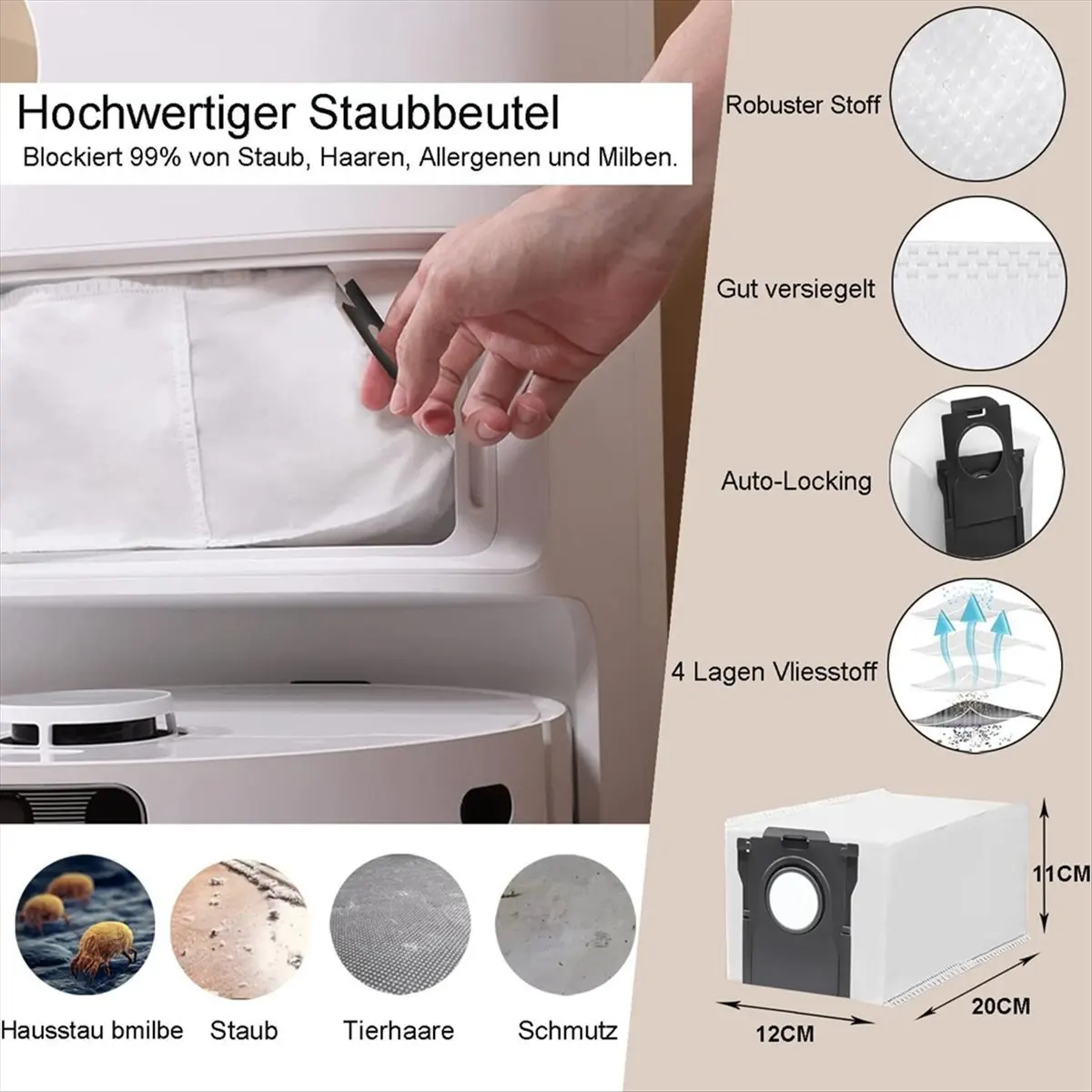 

A04V для L10s Pro Ultra основная боковая щетка Hepa фильтр швабра тканевые мешки для пыли робот-пылесос запасные части