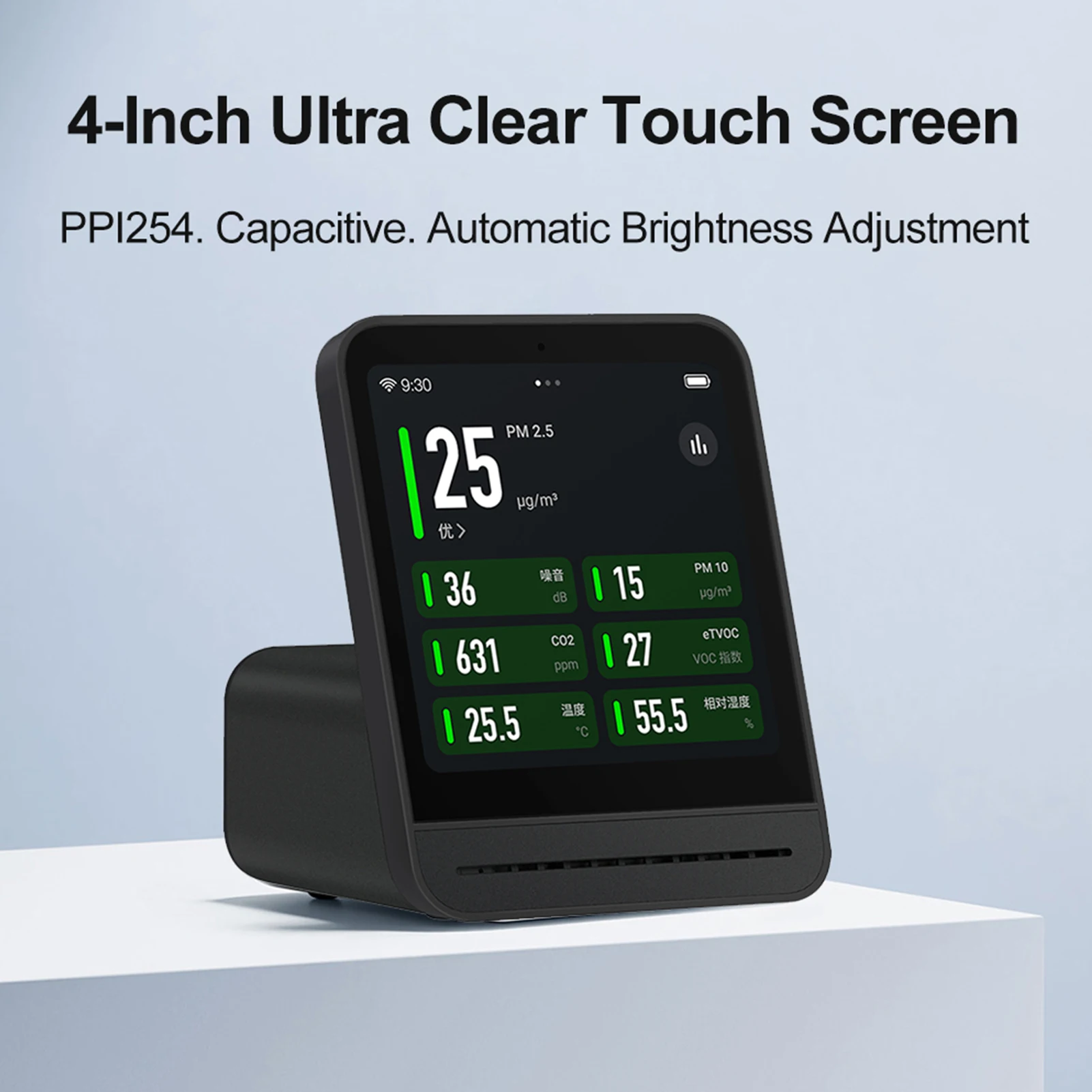 Air Monitor 2 Comprehensive Smart Home Gadget APP Wi-Fi 7-Item Detection Indoor Temperature and Humidity Monitor CO2 Detector