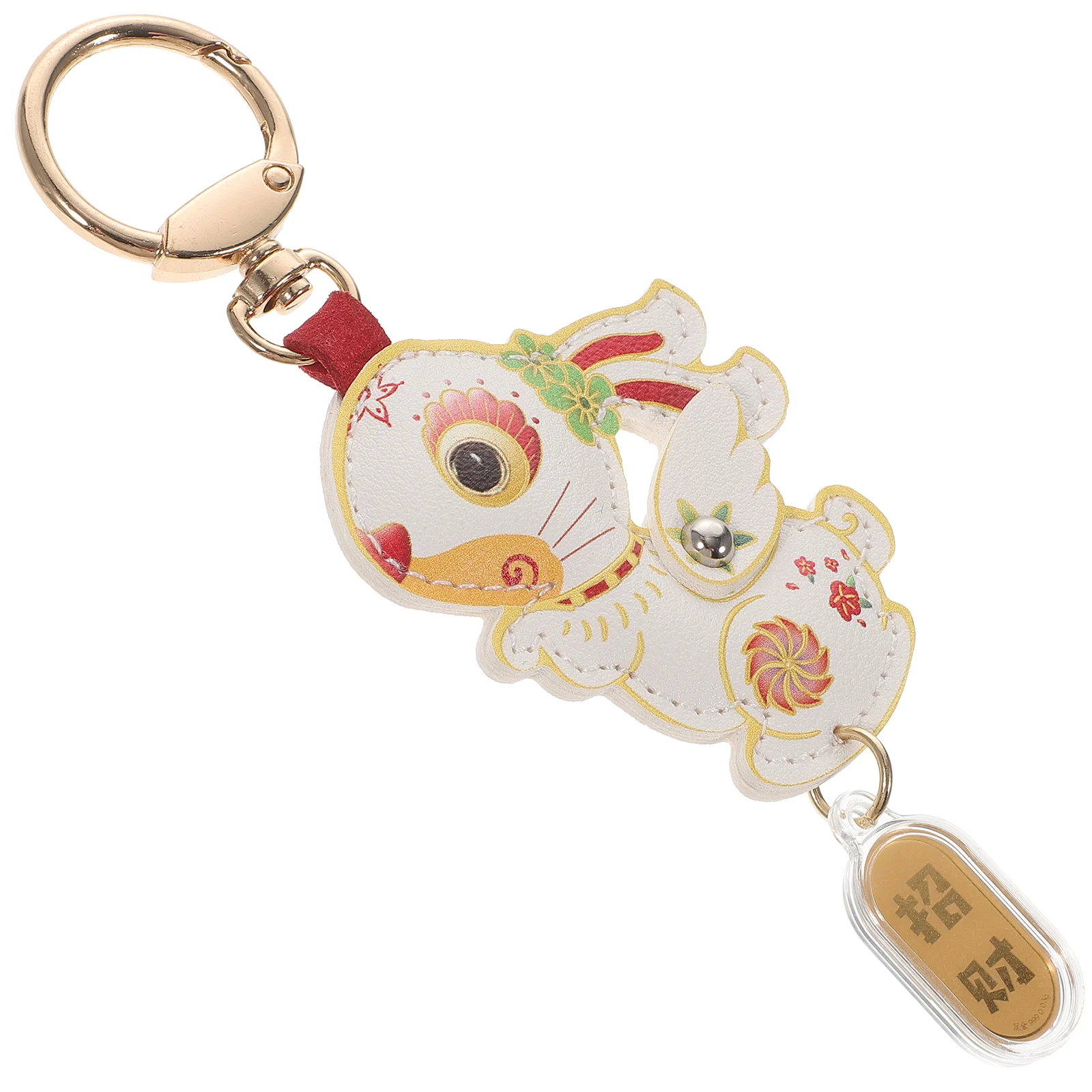 

Keychain Cartoon Bunny Hanging Pendant Decorative nament Artificial Lovers Keychains for Bag Car School