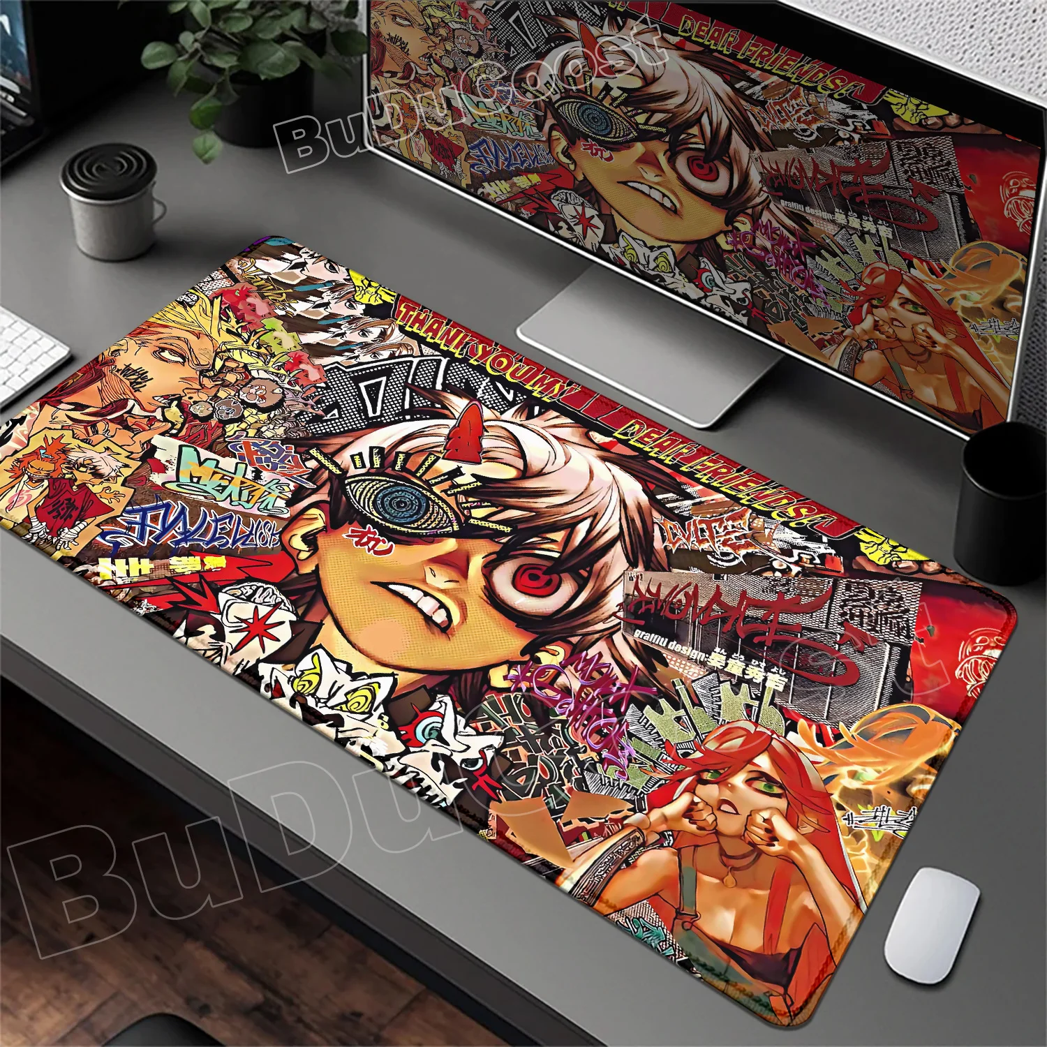 Cool Anime Gachiakuta Mouse Pad Mouse Mat XXL Computer Accessories Large Keyboard Laptop Table Pad The New Product Gamer Gaming