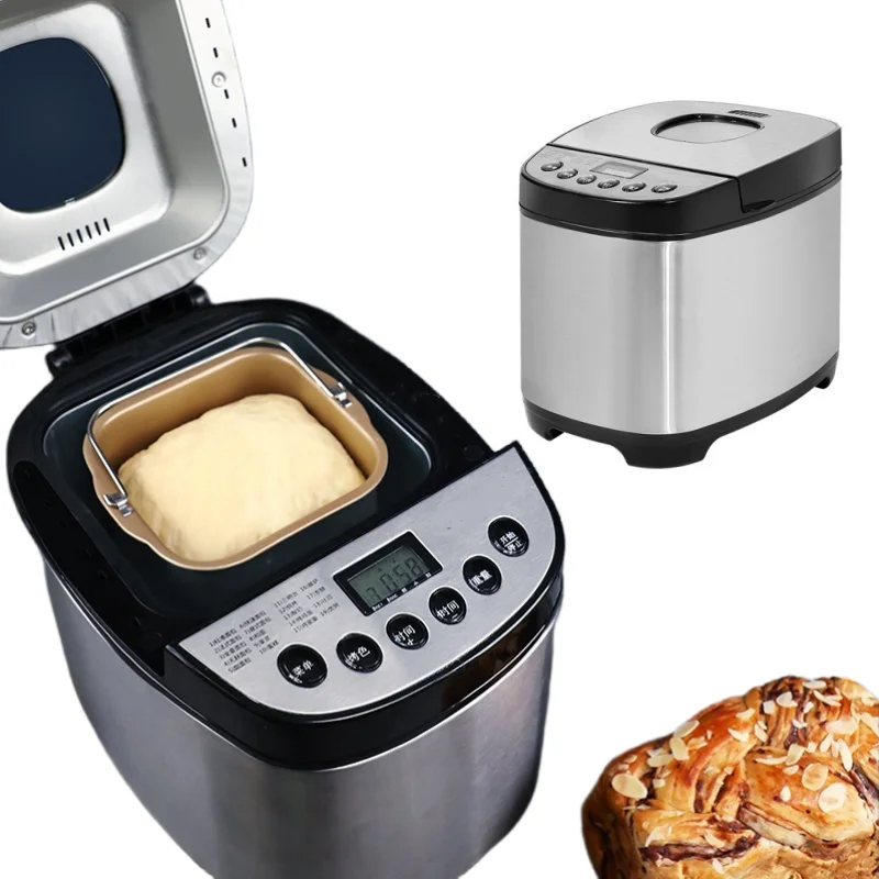 

Fully Automatic Bread Making Machine Price Bread Making Machines 1 Mixing Kneads/ 1.5Lb, 2.0Lb 19 Programs/13 Hours Time Delay
