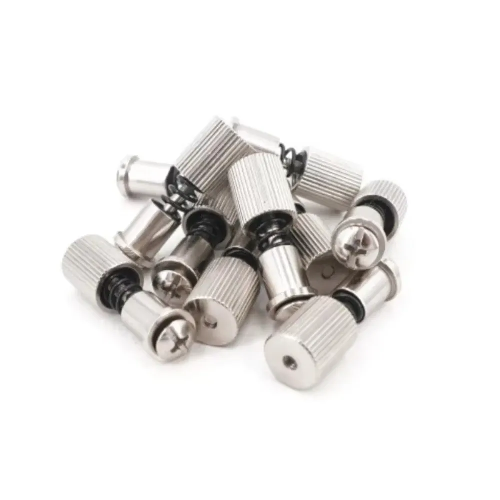 Universal Fit Flat Presser Foot Silver Metal Quick Auxiliary Holder Easy Change Clamp Replacement Spring Clamp