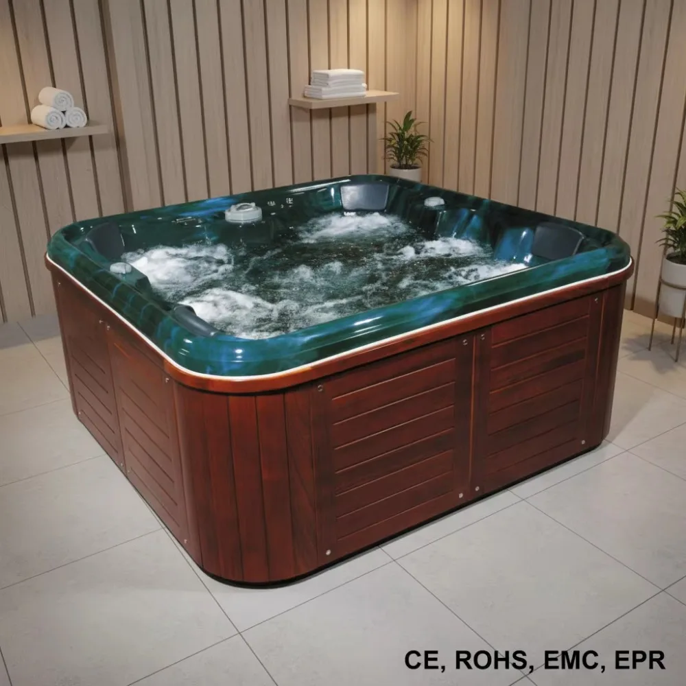 Swim SPA Hot Tub Modern Design 5-Person Acrylic Massage Bathtub Factory Wholesale Hot Tub Swim Pool Outdoor SPA OEM ODM