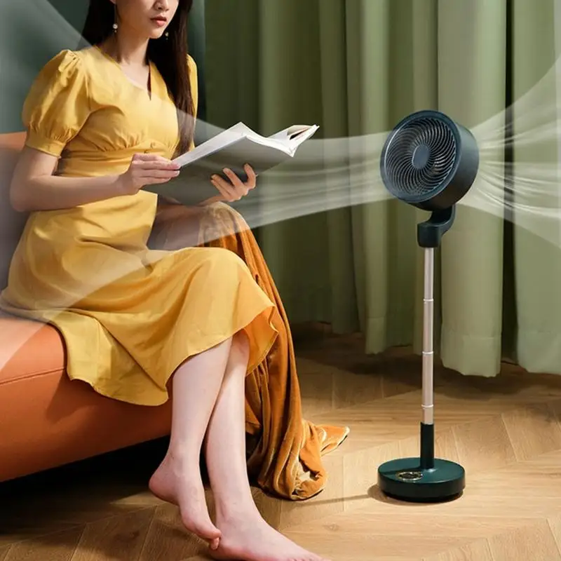 LX0B 3 4hour Timing Fan Oscillating Fan with Remote Control Table Fan for Laptop