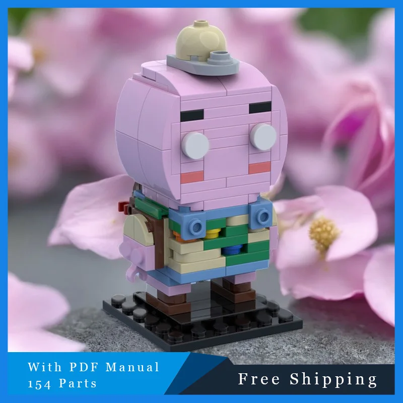 154 parti MOC carino scout naturale mattoni modello regalo di compleanno di Natale educazione fai da te blocchi di costruzione assemblati giocattolo per le ragazze dei ragazzi