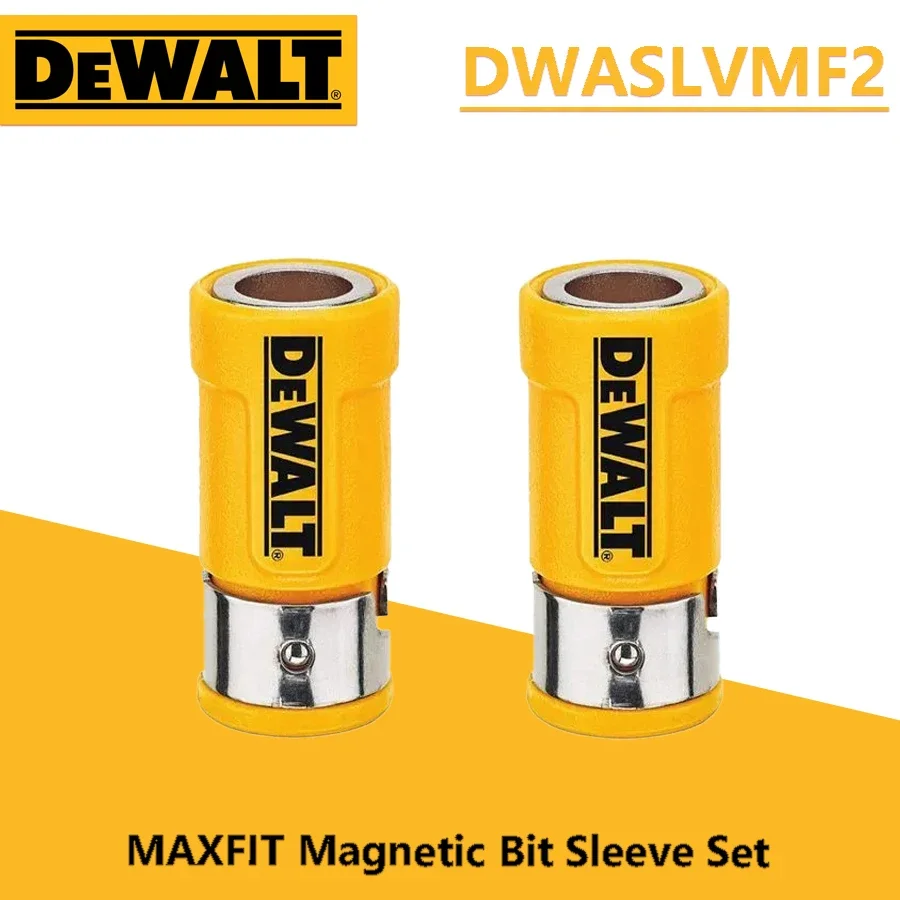 DEWALT DWASLVMF2 MAXFIT Magnetic Bit Sleeve Set Original Drill Bit Magnetic Ring Strong Magnetizer Dewalt Power Tool Accessories