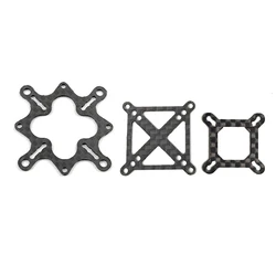 2PCS Carbon Fiber Converter Plate Hole Distance 30/25/20/16mm M2 M3 Flight Controller ESC Adapter Board for RC FPV Racing Drone