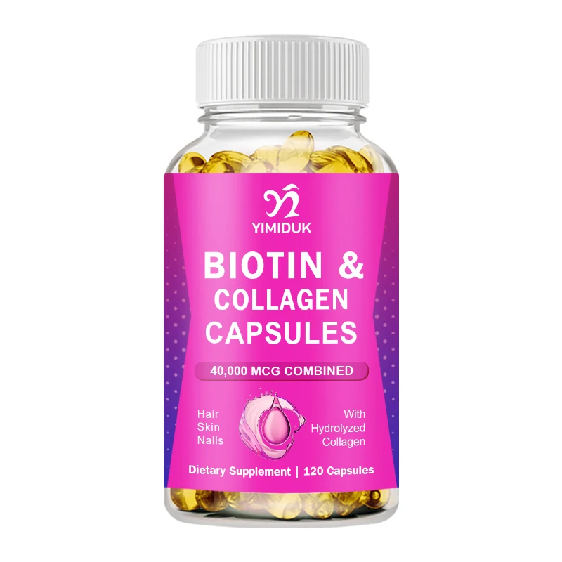 

Биотин с гиалуроновой кислотой, коллагеном и кератином – 5000 мкг витаминов для роста волос для мужчин и женщин – витамины для ногтей и кожи, витамины All B