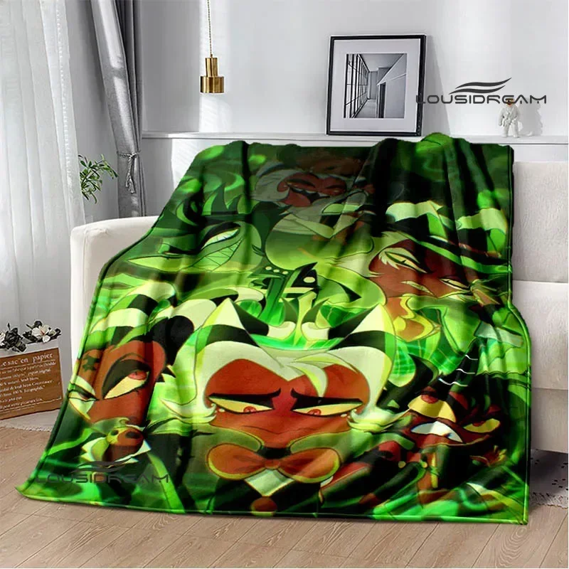 

H-Helluva-Boss Cartoon printed blanket Warm Flannel blankets Picnic blanket throw blankets Home bed linings Birthday Gift
