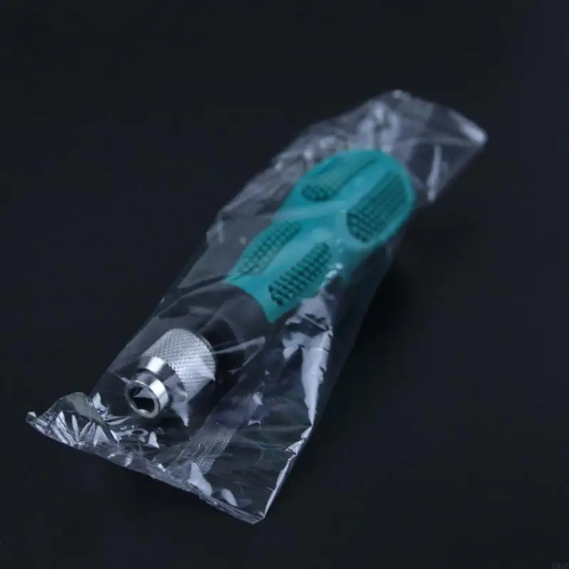 Удобная 1/4 ручка отвертки без скольжения для длинного короткого держателя с коротки