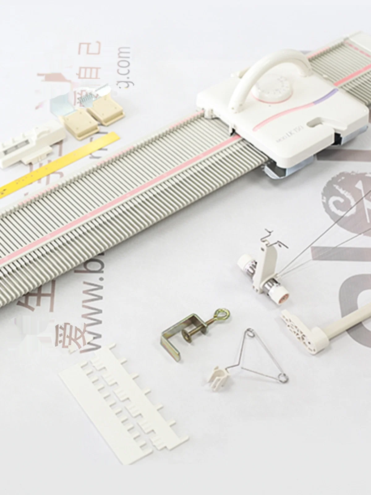 LK150 - 6.5mm Medium Gauge, Plastic Househol Knitting Machine Parts, Stitches, Sewing Machine Accessories, Silver Shank, 150