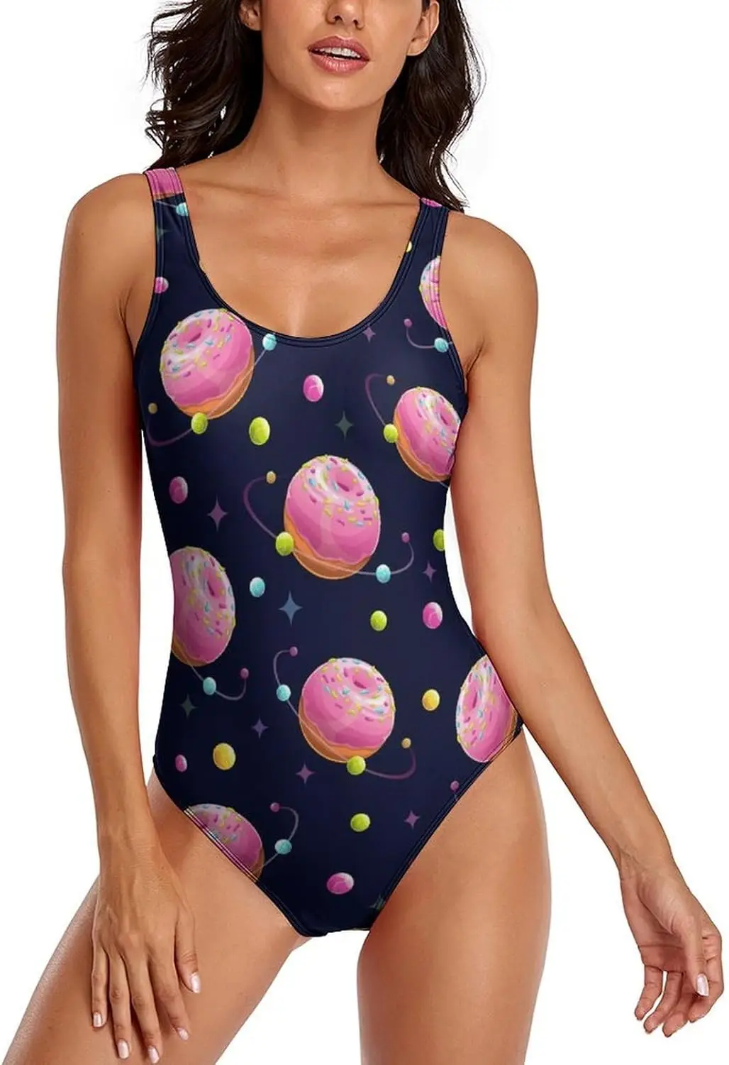 

Luxy Trio Planets Women's One Piece Swimsuits Athletic Training Swimwear Bathing Suits