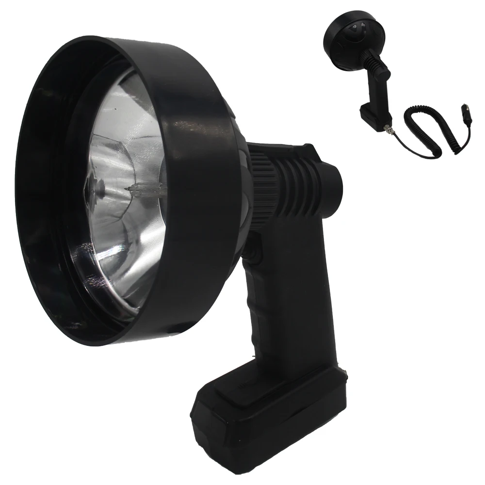 

220W 6 inch Searchlight HID Xenon Spotlight Portable Handheld Hunting Search Light Auxiliary Light High Power LED Flashlight