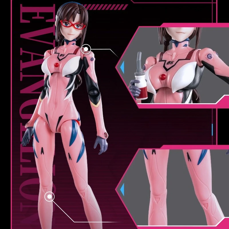 

Комплект модели BLOKEES EVANGELION Asuka/Mari/Rei, экшн-фигурка, строительный блок, подвижные суставы, аниме-кукла, Коллекционная модель, подарок для мальчика