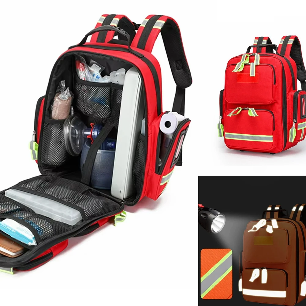 Plecaki outdoorowe torby medyczne plecaki ratunkowe torby ratunkowe na kemping torby survivalowe zestawy pierwszej pomocy dla rodziny lub nerki