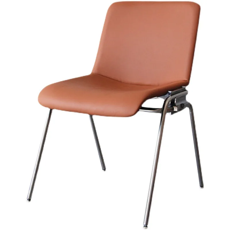 

Metal Wind Belt Backrest Chair Modern Simple Leisure Dining Coffee Shop Household Soft Bag
