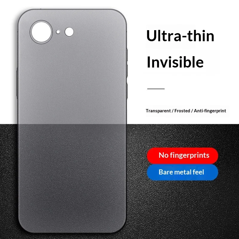 For iPhone 17e 16e Case Simple Matte Slim PP Cover For iPhon