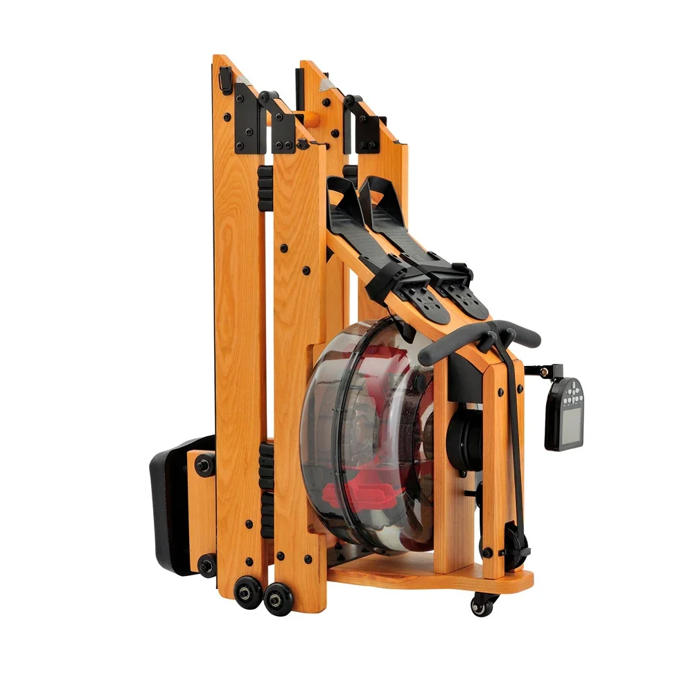 

Factory Direct Foldable Wooden Water Rowing Machine for Home Cardio Fitness Product for Sale