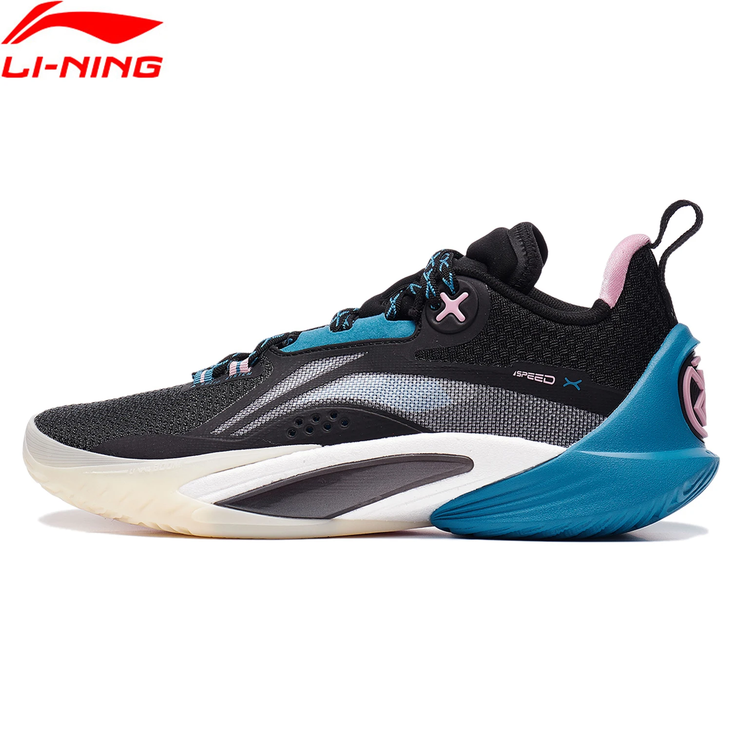 Li-Ning Men SPEED X Мужская профессиональная баскетбольная обувь BOOM bag SOLID SYSTEM Stable Support Sneakers Wearable Sport Shoes ABAT085