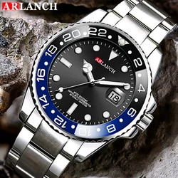 ARLANCH Hot Sell Men Quatrz Watch Sport Mens Watches Top Brand Luxury Waterproof Full Steel Quartz Clock Men Relogio Masculino