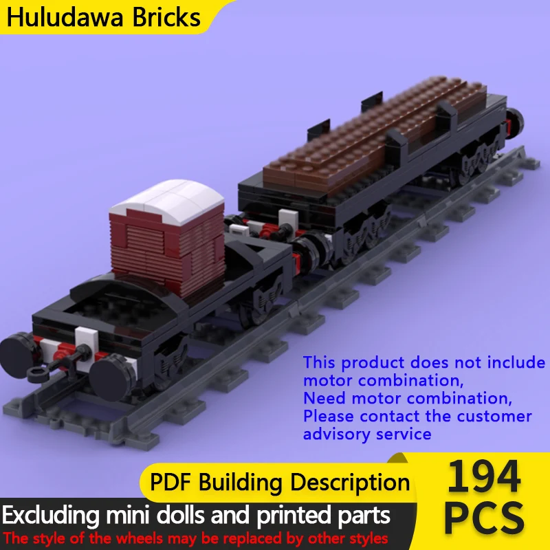 

Конструктор «Городской автомобиль» MOC: Модульные строительные блоки, железнодорожные платформы, транспортные вагоны, развивающая игрушка для детей, подарок на праздник, набор для сборки