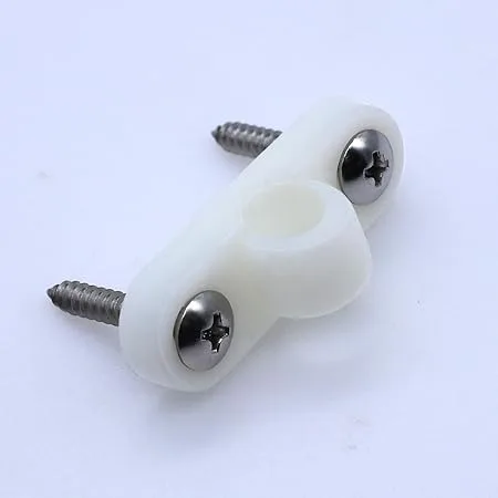10 Set Horizontal Plastic Wall Eyes Set With Screws Mounting Axes For Tent Roof Rod Universal RV Caravan Sunshade Accessories