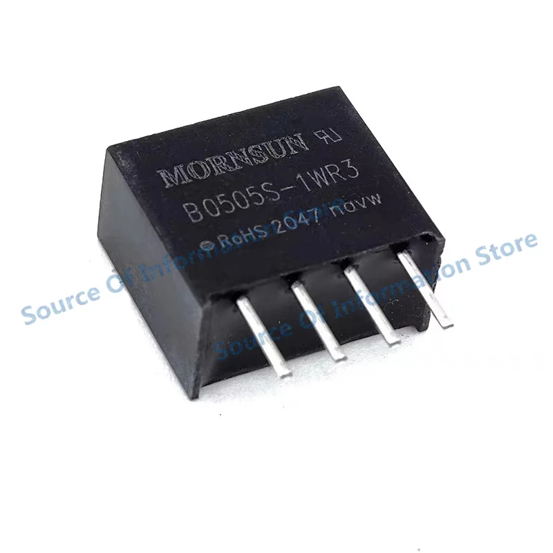 10Pcs, B0505S-1WR3 DC-DC Power Module 5V to 5V 200mA 1W